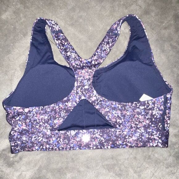 Athleta Sports Bra in Sandstone Navy Multicolor - Picture 2 of 4